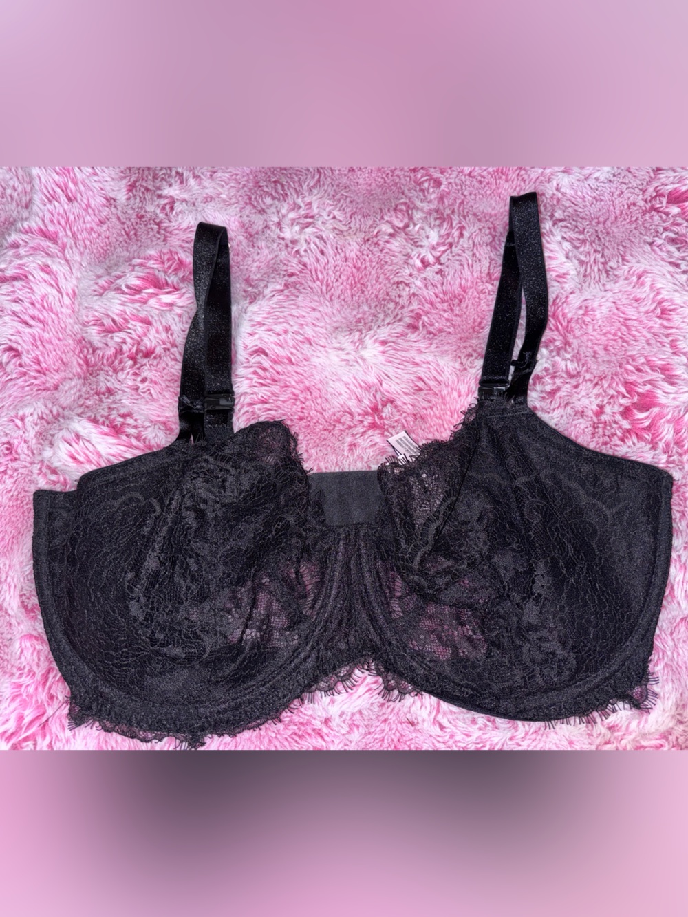 Victoria's Secret Black Lace Underwire Bra